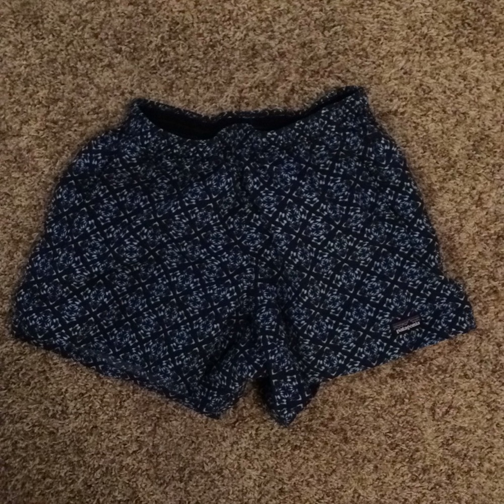 Patagonia Blue Pattern shorts